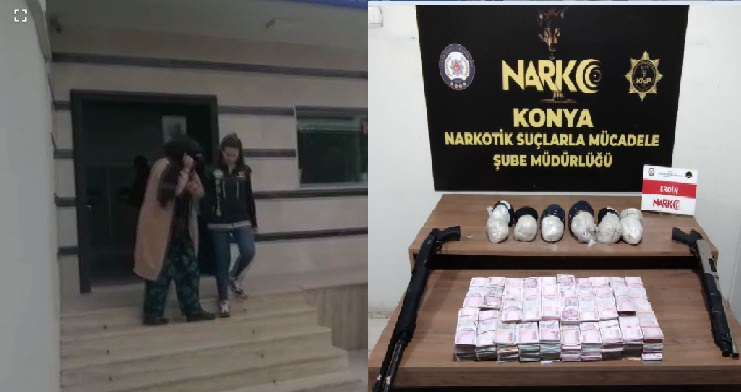 Konya'da Topal Lakaplı Uyuşturucu Satıcısı Ve Yardımcısı Tutuklandı