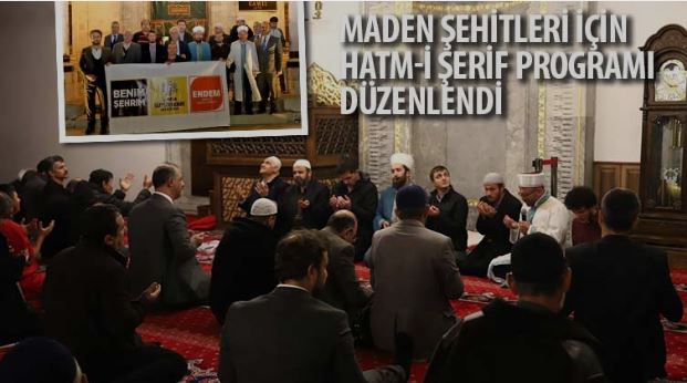 Maden Şehitleri İçin Hatm-i Şerif Programı Düzenlendi