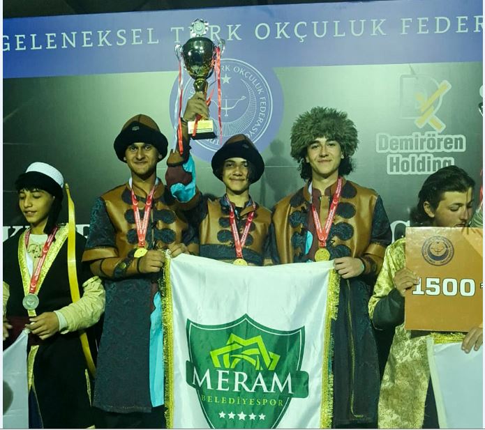 Meram Belediyespor Geleneksel Türk Okçuluğu Şampiyonasına Damga Vurdu