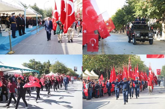 Konya'da 29 Ekim Kutlaması