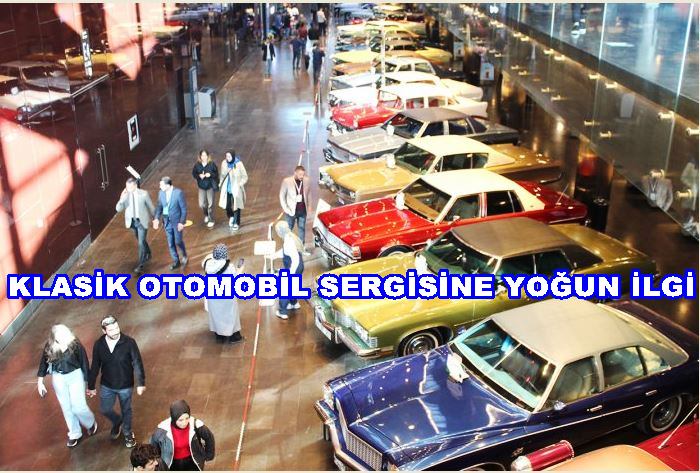 Konya’daki Klasik Otomobil Sergisine Yoğun İlgi