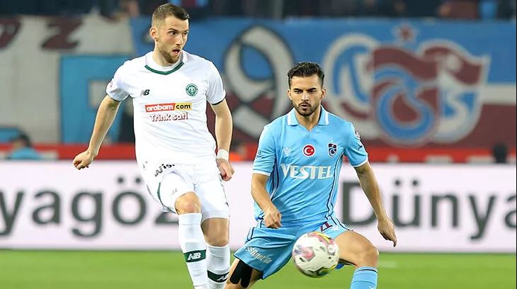 Trabzonspor-2 Konyaspor-1 (ilk yarısonucu)