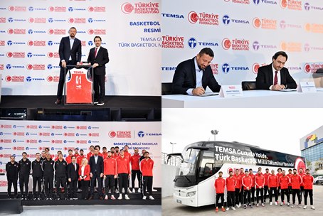 Türkiye Basketbol Federasyonu İle TEMSA Arasında Sponsorluk Sözleşmesi İmzalandı