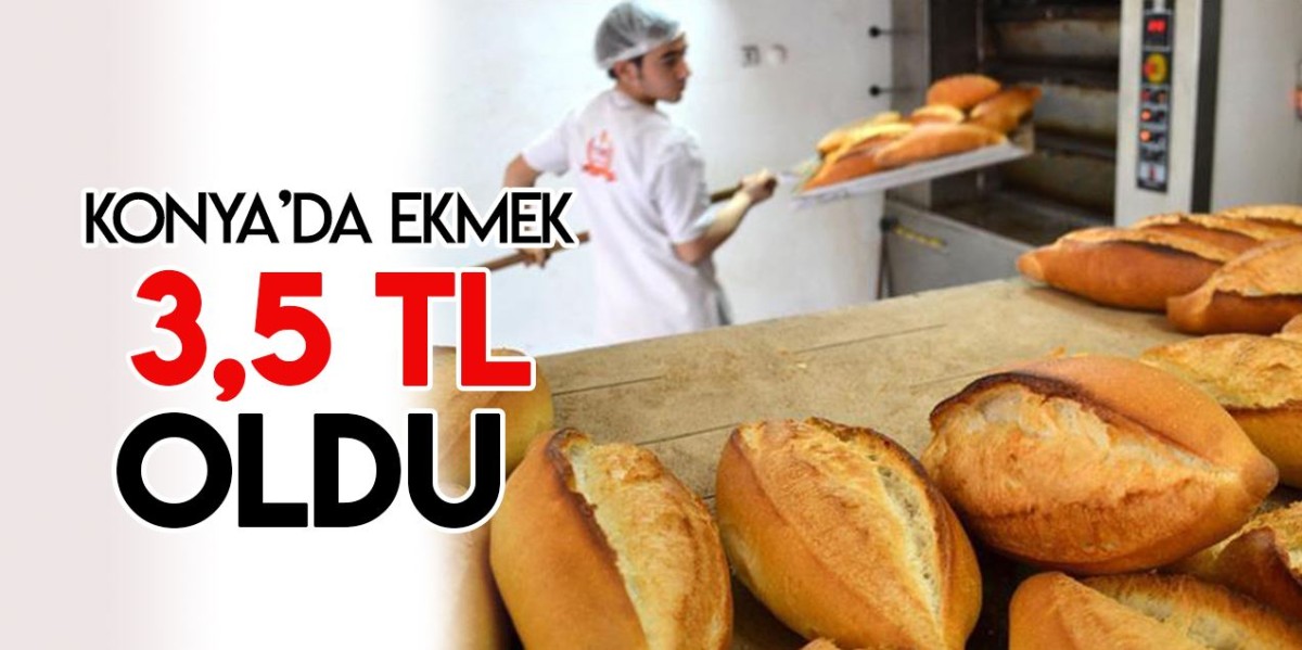  Konya Karatay'da  ekmek 3,25 liraya düştü