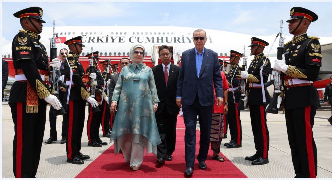 Cumhurbaşkanı Recep Tayyip Erdoğan, Endonezya'da