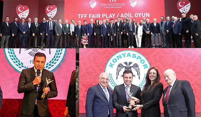 Konyaspor Başkanı Fatih Özgökçen’e ödül