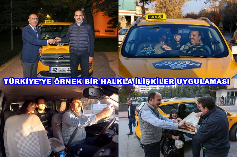 Bizim Meram Taksi’nin Direksiyonuna Başkan Altay Geçti