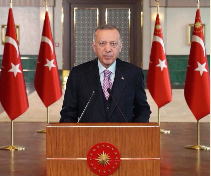 Cumhurbaşkanı Erdoğan: ''Dijital terör  devletin güvenliğine yönelik tehdit oluşturuyor.''