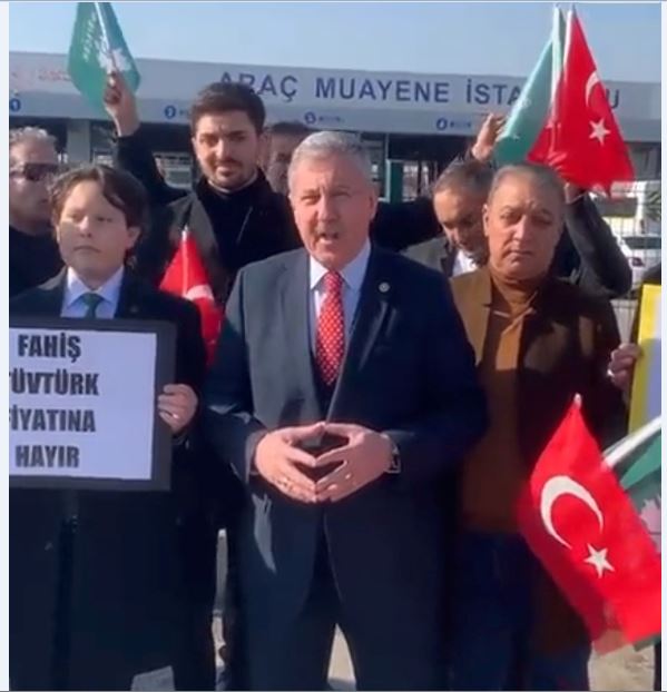 Gelecek Partili Özdağ’dan TÜVTÜRK Protestosu