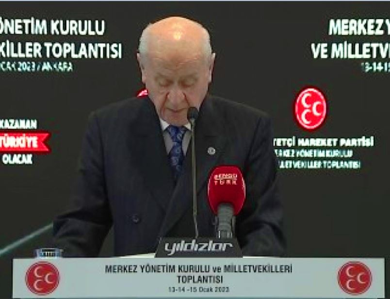 MHP lideri Bahçeli : ‘’Cumhurbaşkanımız Erdoğan'ın Etrafında Tek Yumruk Olalım'’