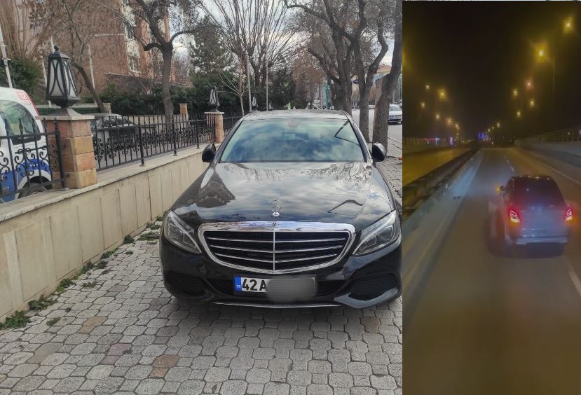 Konya’da Makas Atarak Trafik Güvenliğini Hiçe Sayan Sürücüye Ceza Yağdı
