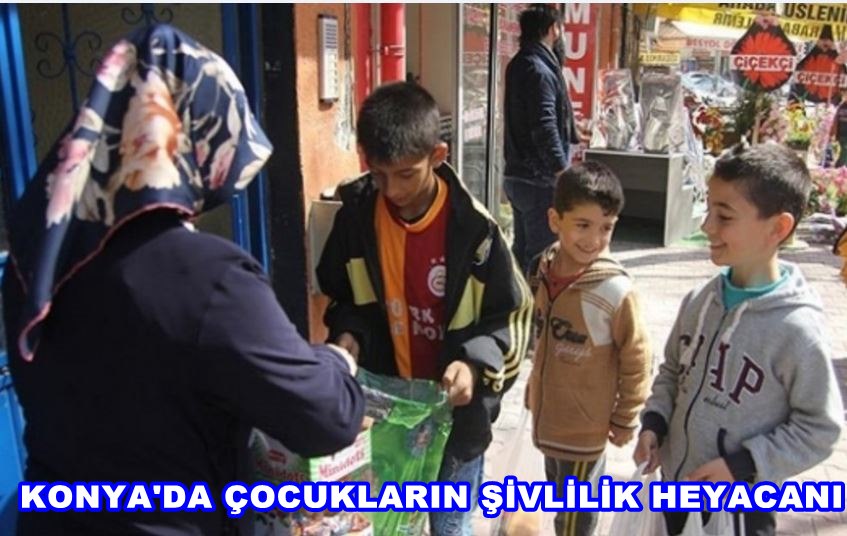 Konya'da Çocukların Şivlilik Heyecanı 