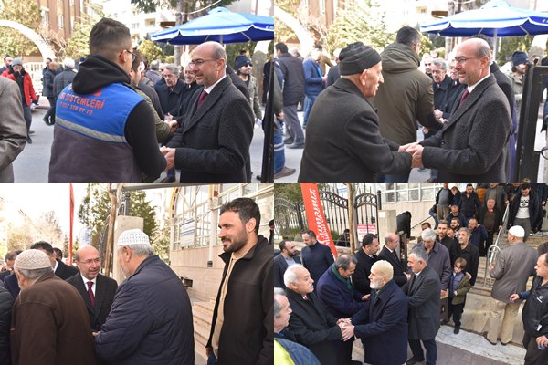 Başkan Pekyatırmacı Gülbey Camii'nde Vatandaşlarla Buluştu