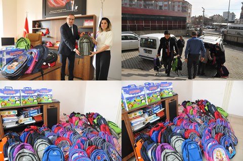 Akşehir Belediyesi’nden Depremzede Öğrencilere Kırtasiye Yardımı