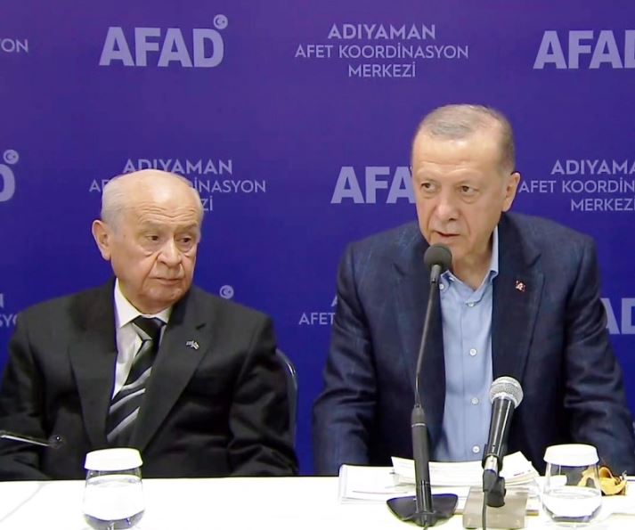 Cumhurbaşkanı Erdoğan ve MHP Lideri Bahçeli Adıyaman'da
