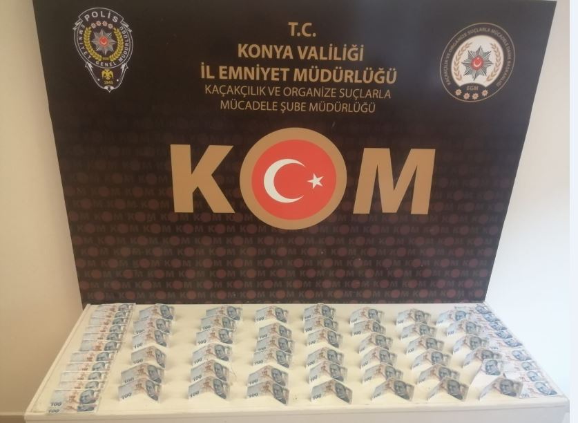 Konya’da Sahte Para Operasyonu : 2 Gözaltı