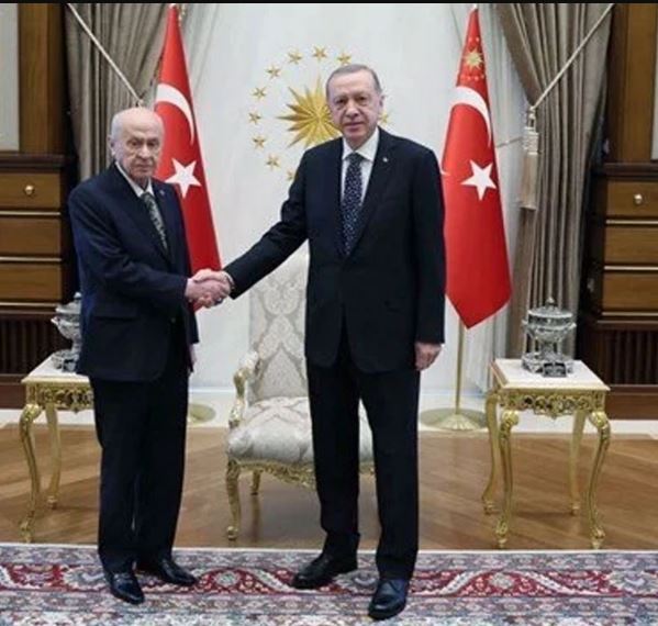 Külliye'de Kritik Zirve  Cumhurbaşkanı Erdoğan ile MHP lideri Bahçeli görüştü