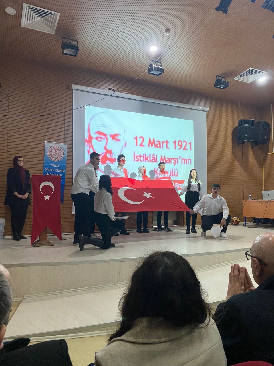Yunak’ta 12 Mart İstiklal Marşı'nın Kabulü Ve Mehmet Akif Ersoy'u Anma programı yapıldı