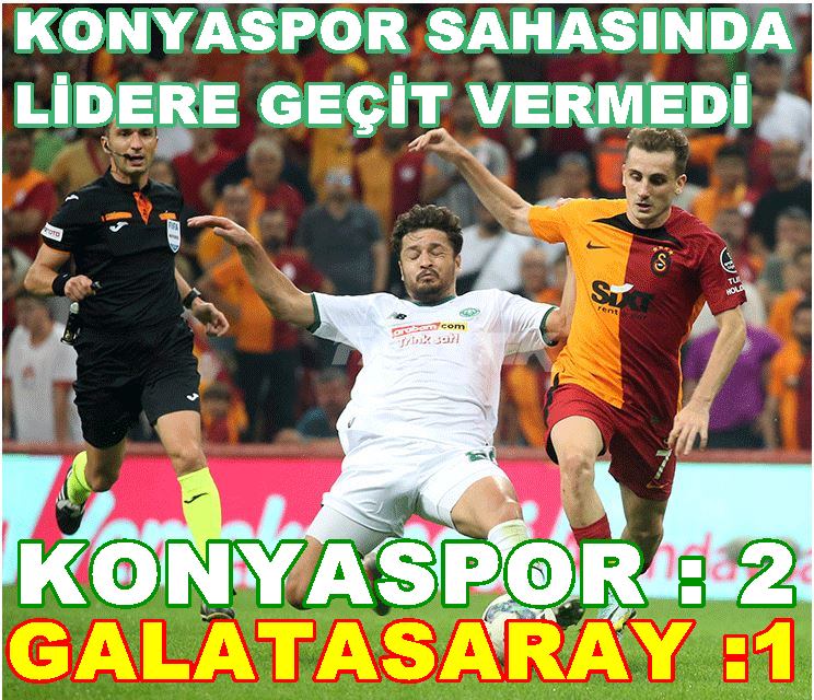 Konyaspor Sahasında Lider Galatasaray'a Geçit Vermedi 