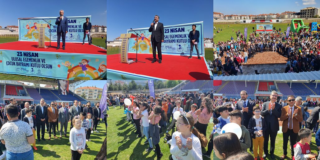 Akşehir Belediyesi’nden Çocuklara Bayram Şenliği