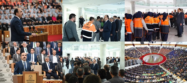 Başkan Altay Belediye Çalışanlarıyla Bayramlaştı