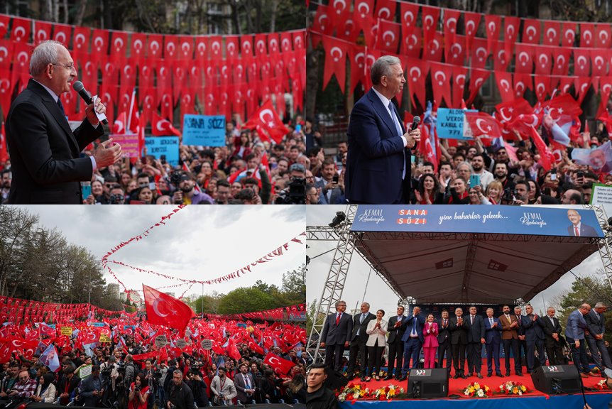 Millet İttifakı Cumhurbaşkanı Adayı Kemal Kılıçdaroğlu’nun Nevşehir Mitinginde  