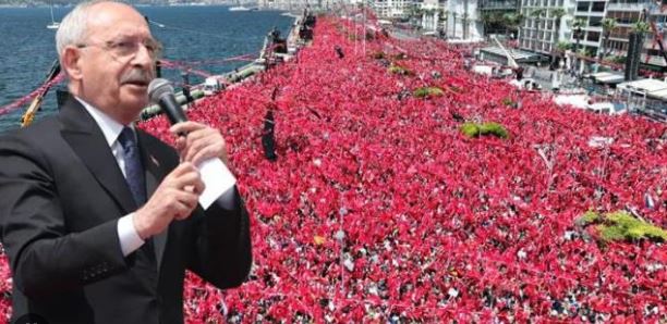 Millet İttifakı tam kadro İzmir mitinginde