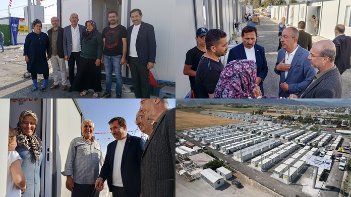 Karatay, Meram Ve Selçuklu Belediye Başkanlarından Hatay Konya Konteyner Kent Ziyareti