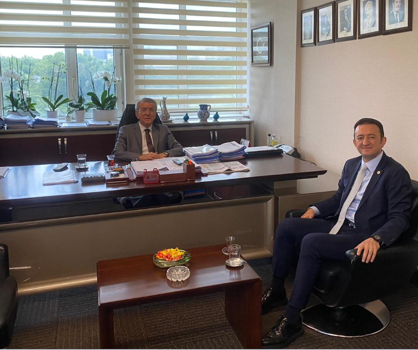  CHP Konya Milletvekili Barış Bektaş, TEKSİF Genel Başkanı Nazmi Irgat’ı Ziyaret Etti
