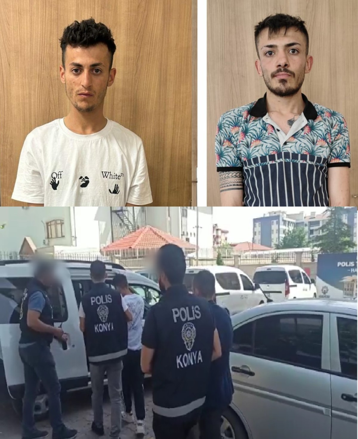Konya'da Polisin den Kaçamadılar  2 Hırsızlık Şüphelisi Tutuklandı 