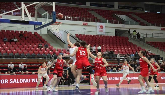 Konya'da 18 Yaş Altı Kız Basketbol Milli Takımı  Galibiyetle Başladı 