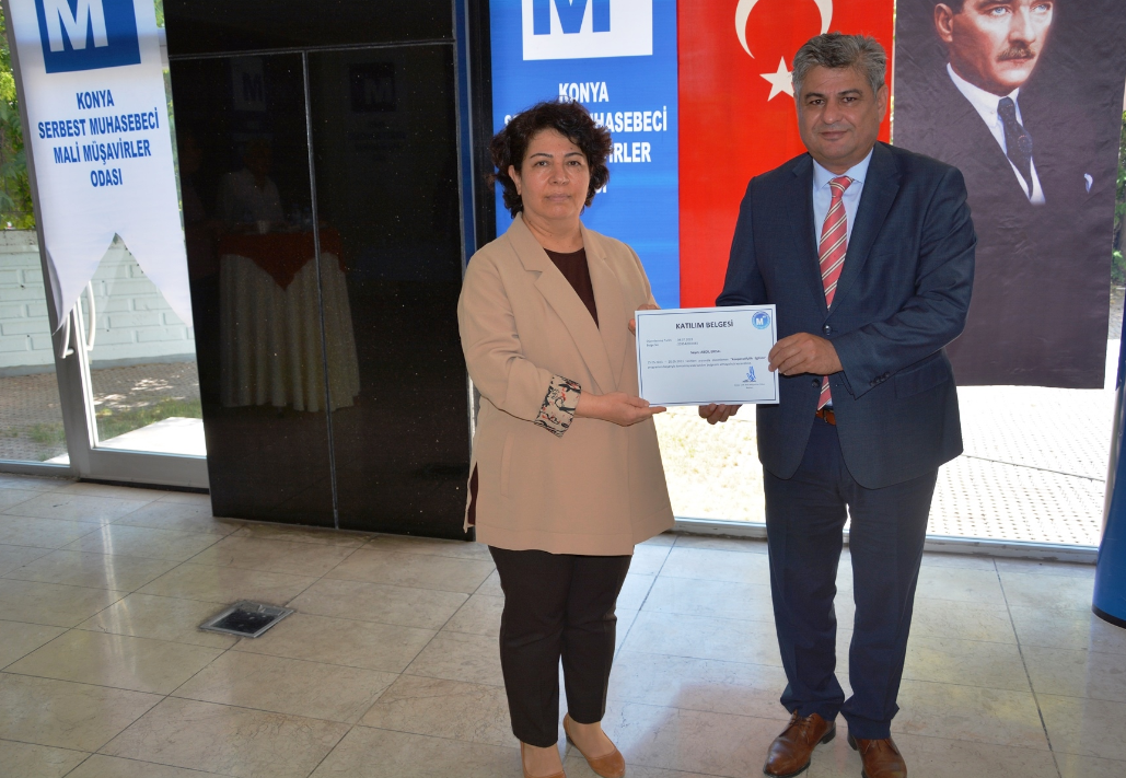 Konya SMMM’da  Kooperatifçilik Eğitimleri Sertifika Töreni Gerçekleştirildi 