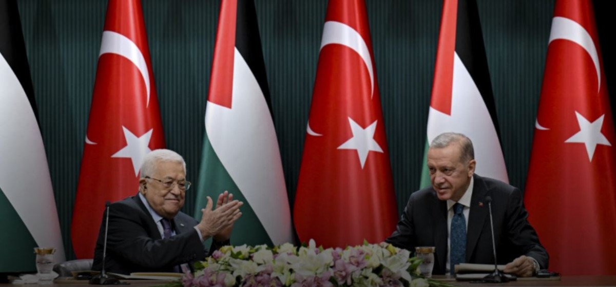 Cumhurbaşkanı Erdoğan, Filistin Devlet Başkanı Abbas ile ortak basın toplantısı
