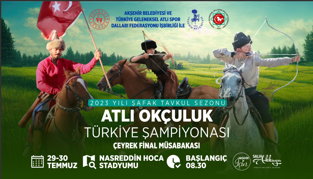 Atlı Okçuluk Türkiye Şampiyonası Çeyrek Final Müsabakası Akşehir’de Yapılıyor
