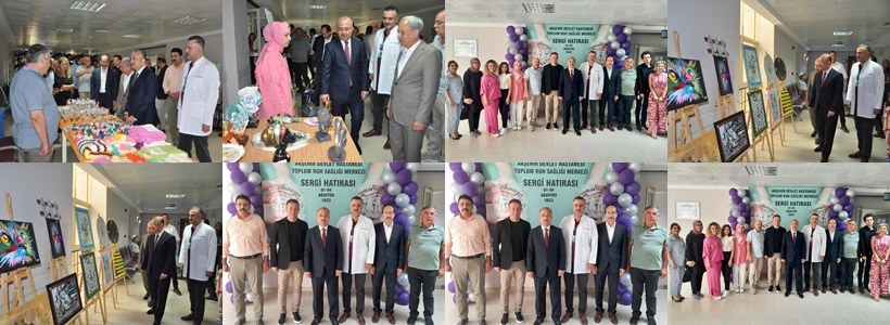  Akşehir Devlet Hastanesinde  Ruh Sağlığı Merkezi Sergisi Açıldı