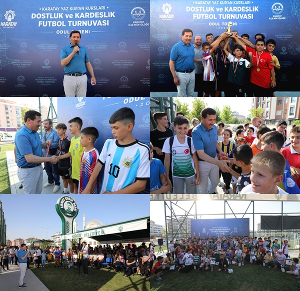 Karatay Yaz Kuran Kursları Arası Dostluk Ve Kardeşlik Futbol Turnuvası Sona Erdi