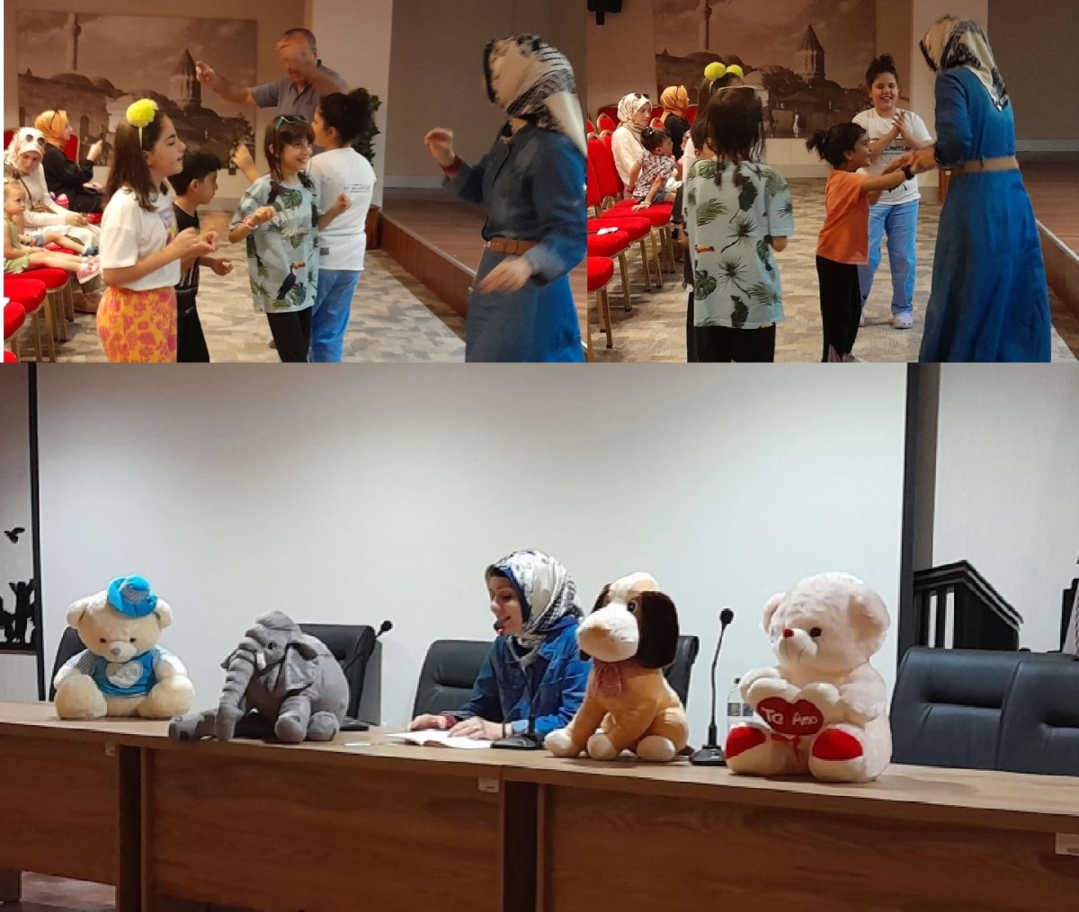 Konya'da Aile Ve Çocuklara 'Masal Saati'programı Düzenlendi.
