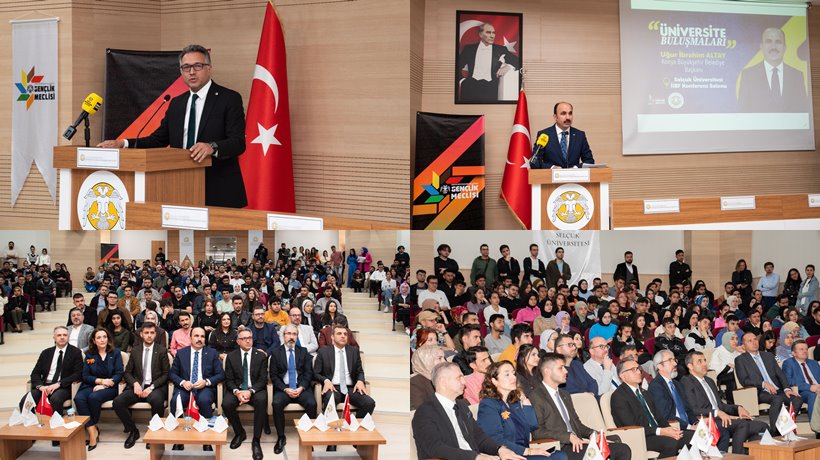 Başkan Altay ve Rektör Prof. Dr. Aksoy, Öğrencilerle Buluştu