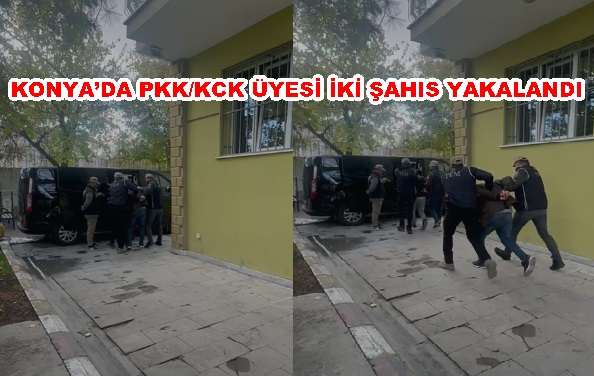 Konya’da Pkk/Kck Üyesi İki Şahıs Yakalandı