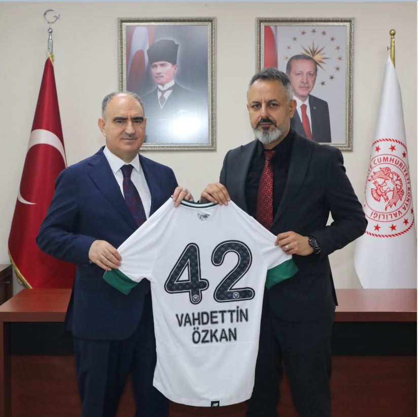 Konyaspor Yönetiminden Vali Özkan’a Ziyaret