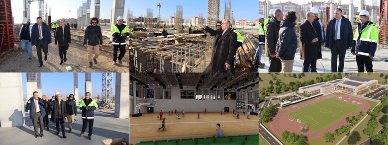 Türkiye’nin İlk Yeşil Sertifikalı Sporcu Yetiştirme Merkezi’nin Yapımı Sürüyor 