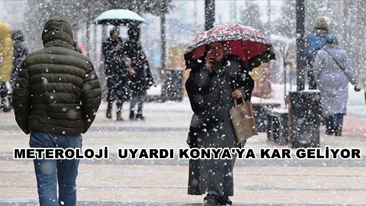 Konya'ya soğuk ve yağışlı hava geliyor