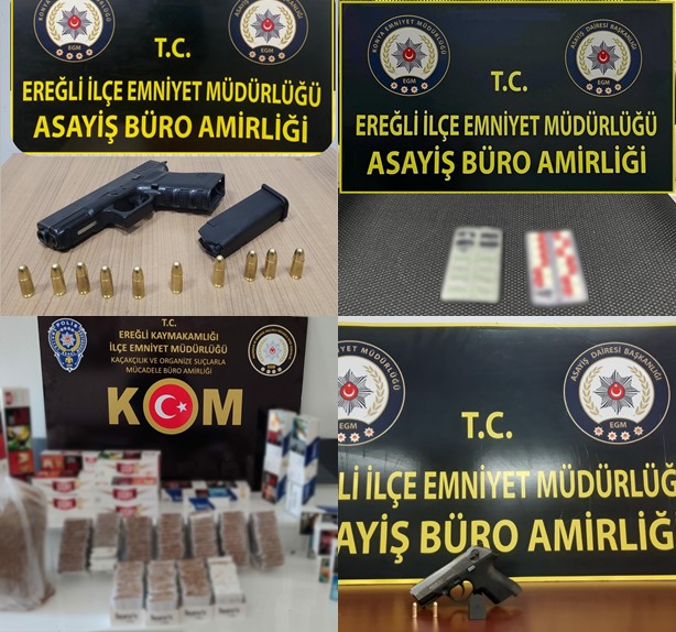 Ereğli Emniyeti Suçlulara Göz Açtırmıyor
