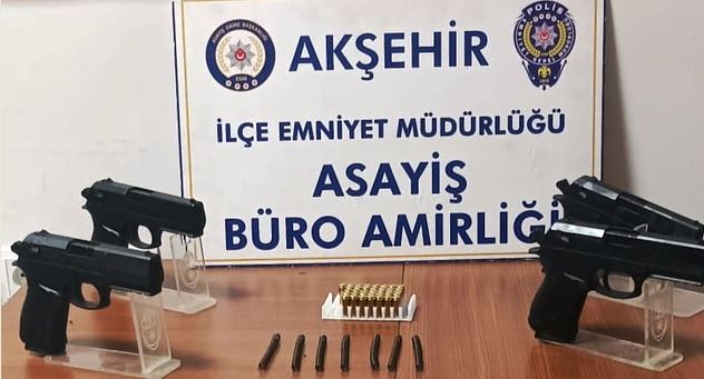 Konya’da Kaçak  Silah Operasyonu