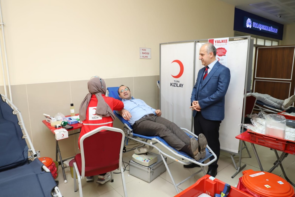 Konya Adliyesi'nde kan bağışı kampanyası