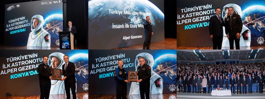 Türkiye'nin İlk Astronotu Gezeravcı, Selçuk Üniversitesinde
