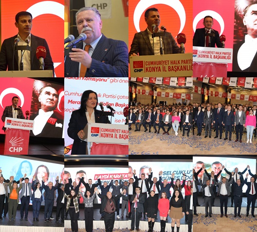 CHP Konya’da Belediye  Başkan  Adaylarını Tanıttı 