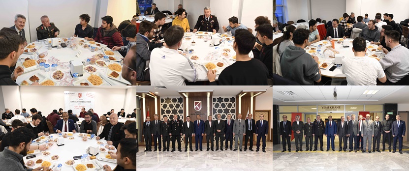 Konya Teknik Üniversitesinde, Öğrencilerle ile İftar Yemeği