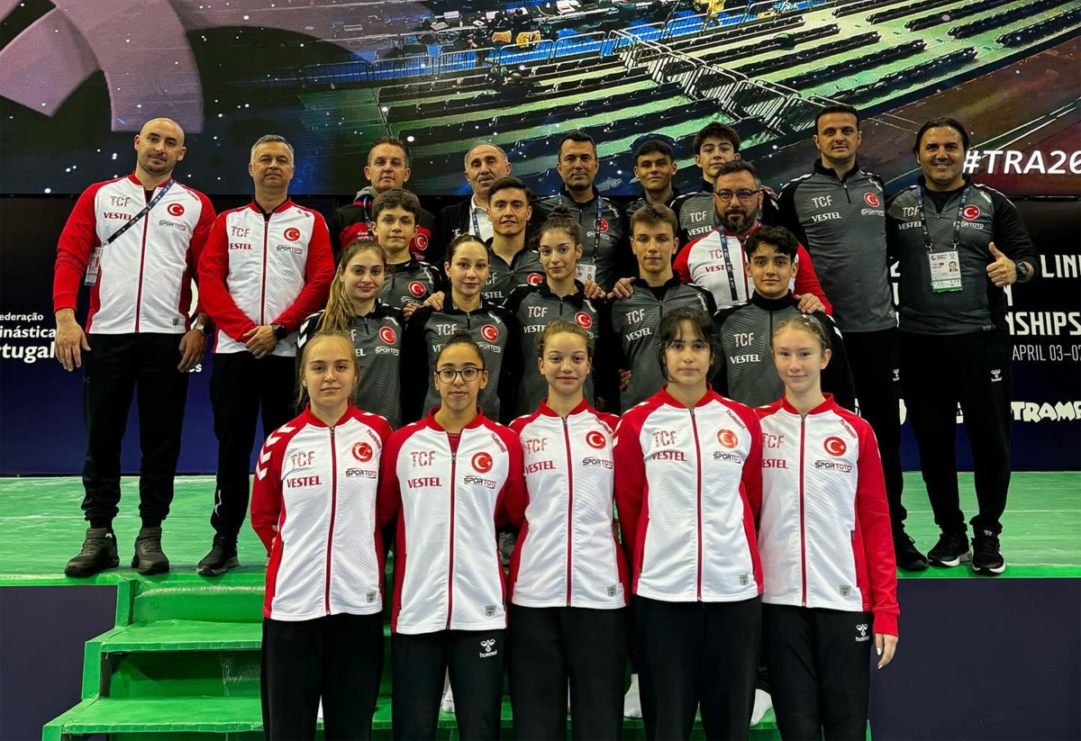 Karatay’ın Başarılı Trampolin Cimnastikcileri Avrupa Arenasında