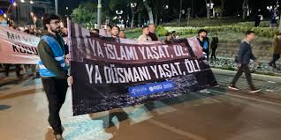 Konya'da  Büyük Kudüs Yürüyüşü  Yapıldı 
